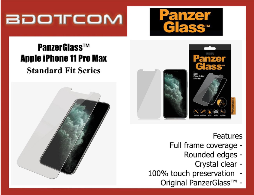 PanzerGlass™ Glass Screen Protector for Apple iPhone 11 Pro Max
