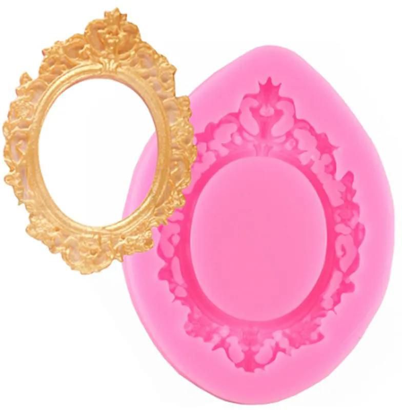 Frame Silicone Fondant Mold Baking Paste Mold DIY Cake Decorating Polymer Clay Resin Candy