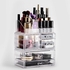 Uaejj Desktop Makeup Organizer Jewelry Storage Box, Acrylic Cosmetic Organizer Makeup Storage Case Holder Display Jewelry Storage Case With Drawer For Lipstick Liner Brush Holder (A)