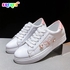 SXCHEN Ladies Shoes Sneakers New Women's Sports Shoes Board Shoes Student Shoes Small White Shoes Low Top Casual Shoes Leather Sneakers Mom Shoes Student Fashion Girl Gift Travel L