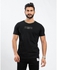 Nexx Jeans Front Printed Modern Design T-shirt - Black