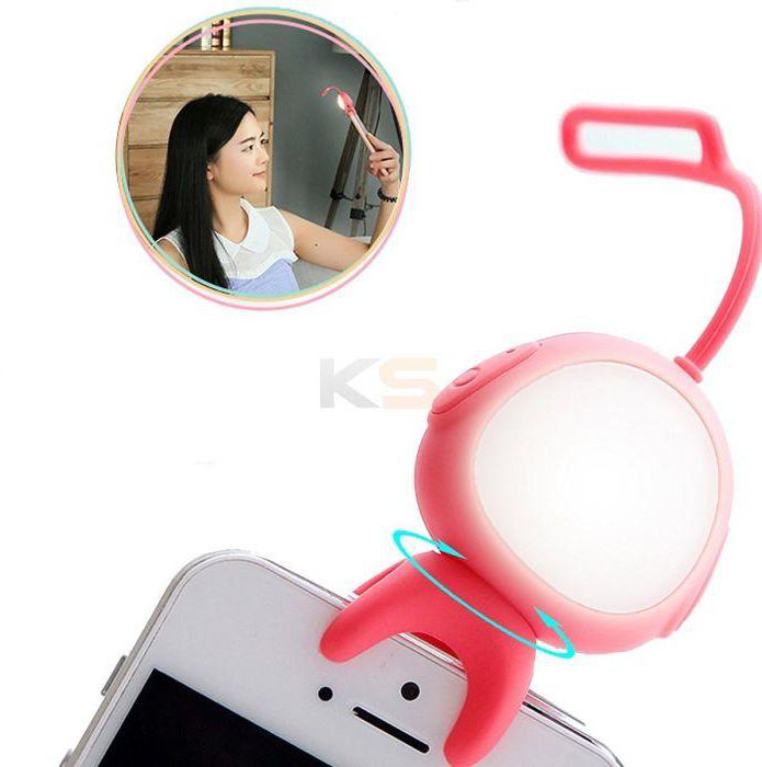 3 in1 Rechargeable Portable 3 Mode Selfie Fill Light & Bluetooth Selfie Remote Control & Keychain Charms for iPhone 7 Plus/ iPhone 7/ iPhone 6s/ Samsung Galaxy S6 S5 All Smartphones