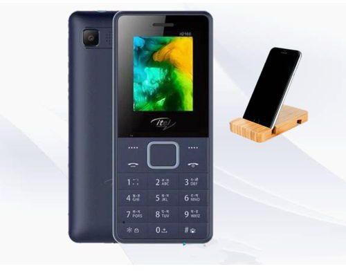 Itel It2160 - 1.77-inch Dual SIM Mobile Phone - Dark Blue + Free Mobile Holder