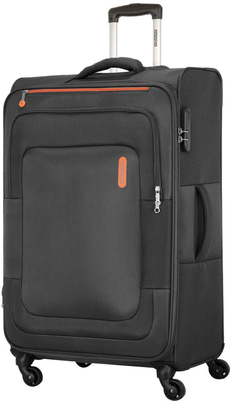 American Tourister Duncan, Soft Luggage Trolley Polyester, 81/30, Black