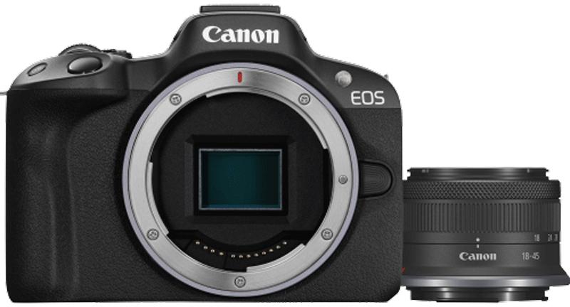 Canon EOS R50 Mirrorless Camera, 24.2 Mega Pixel, WiFi, Black