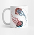 Jellyfish Yin-Yang Mug - 250Ml - White