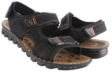 Toobaco Men's Sandal Casual Leather Small Mold Two Degrees