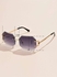 SHEIN Frameless Sunglasses Daily Decoration One Pair