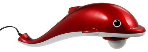 Dolphin Shaped Infrared Body Massager - Red