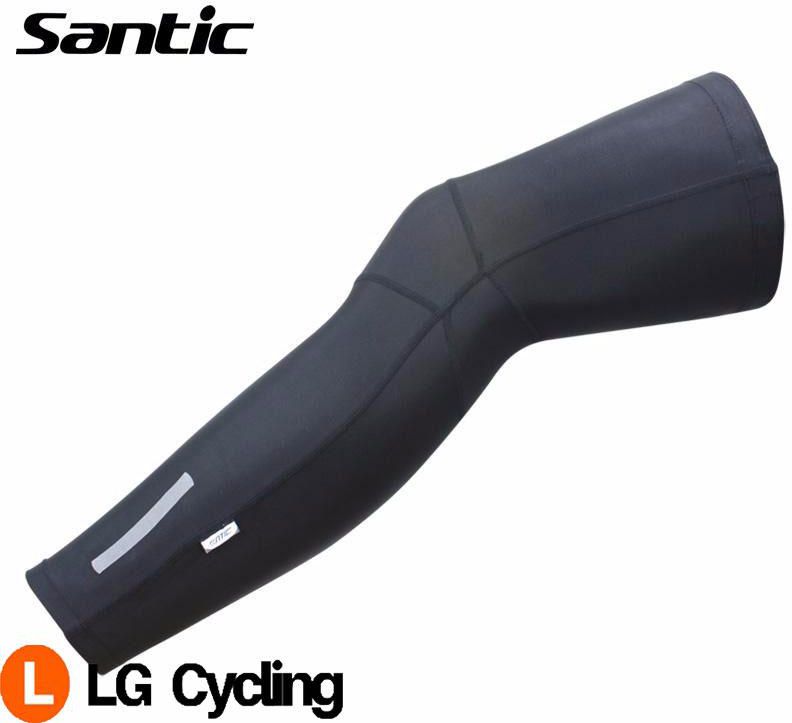 Santic Leg Warmer Anti-Sweat - 5 Sizes (Black)
