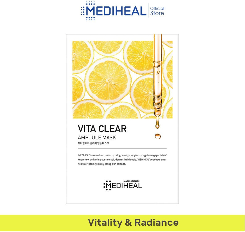 Mediheal Vita Clear Ampoule Face Mask (10s)