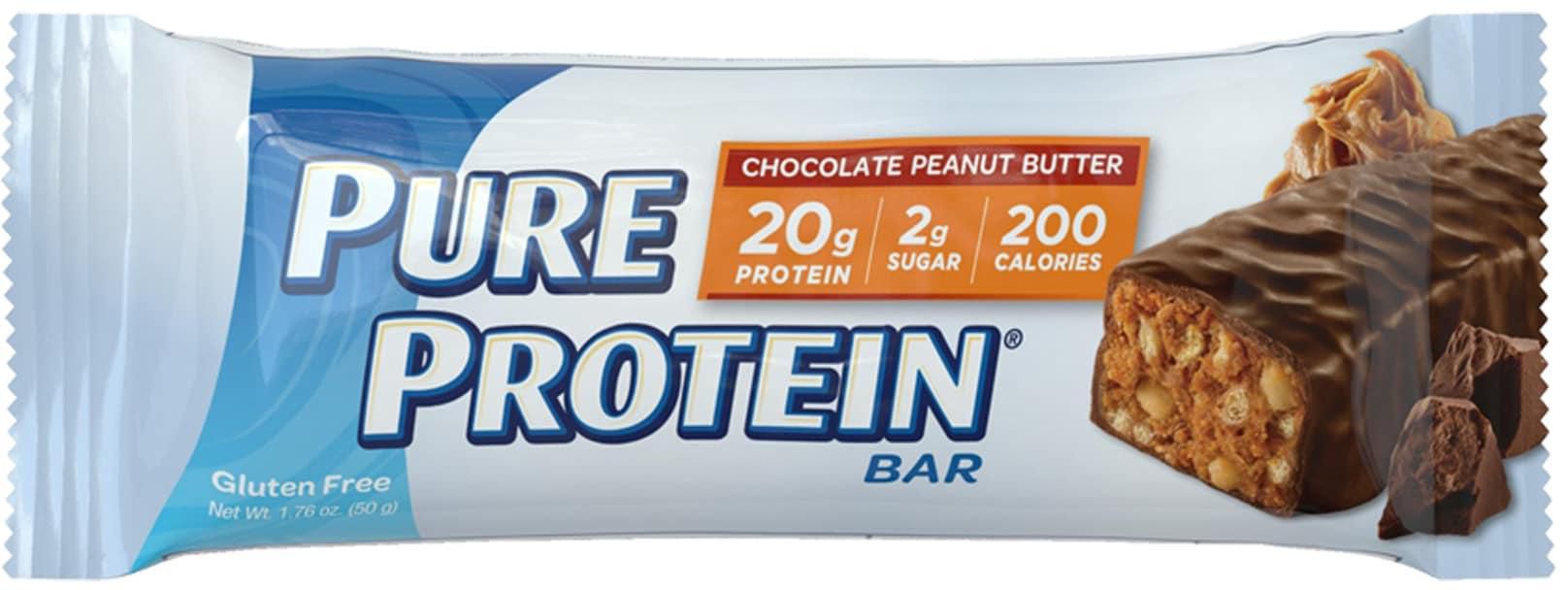 Pure Chocolate Peanut Butter Protein Bar 50g