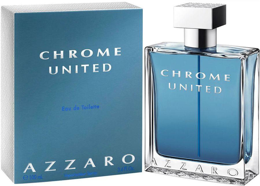Chrome United by Azzaro for Men - Eau de Toilette, 100ML