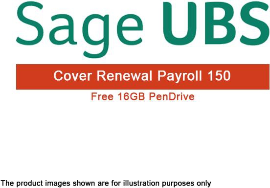Sage Cover Renewal - Payroll 150 - 1 Year (Basic) + 16GB Pendrive