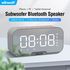 Winwolf Bluetooth Speaker Wireless Portable Alarm Clock FM Radio