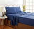 Donetella Luxury Sheets and Pillow Cover Set - 4 Pcs, King Size, Solid Color, 300 TC, NAVY BLUE 2003 SS