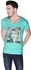 Creo Marilyn Monroe Celebrity Hush V Neck T-Shirt for Men - S, Green
