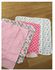 4Pcs Girls Newborn Swaddlers Cute Receiving Blanket Multi purpose Baby Flannels Cotton Shawl