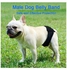 Male Dog Belly Diaper Band Black 25.00 x 2.50 x 18.00cm