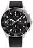 Tommy Hilfiger Men's Quartz and Leather Strap Watch, Color: Black (Model: 1791984), Black, Quartz Watch
