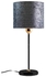 Cluc Tavolo Black Table Lamp - Grey (Velvet)