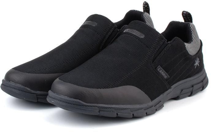LARRIE Men Light Weight Casual Slip On Shoes - 6 Sizes (Black)