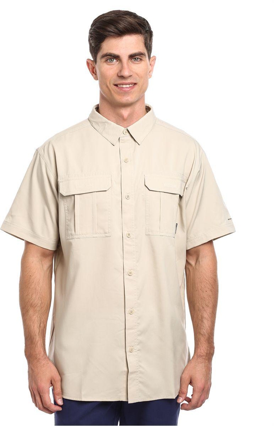 Columbia Fossil Polyester Shirt Neck Shirts For Men