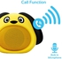 Promate Mini Bluetooth Speaker, High-Quality Bluetooth Wireless Dog Animal Kids Speaker with 3W Hi-Fi Stereo Sound and Built-In Microphone for iPhone, Samsung, iPod, iPad, Snoopy Yellow