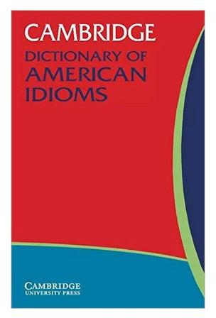 Cambridge Dictionary Of American Idioms Paperback English - 01-Nov-03