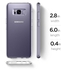 Spigen Samsung Galaxy S8 Liquid Crystal cover / case - Crystal Clear
