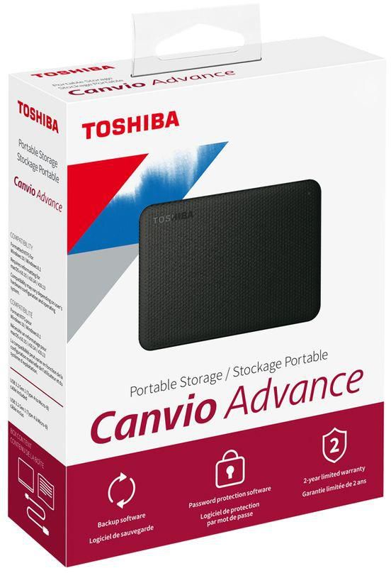 Toshiba 2TB Canvio Advance Portable External Hard Drive
