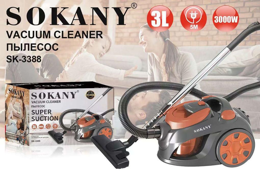 Sokany Vacuum Cleaner Super Suction 3000W 3L SK-3388