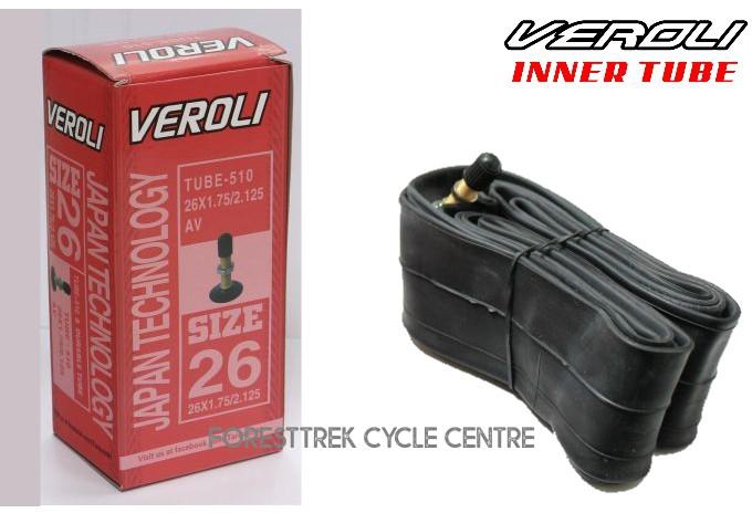 Veroli Bicycle Inner Tube 26x1-3/8 Av - Tube 512