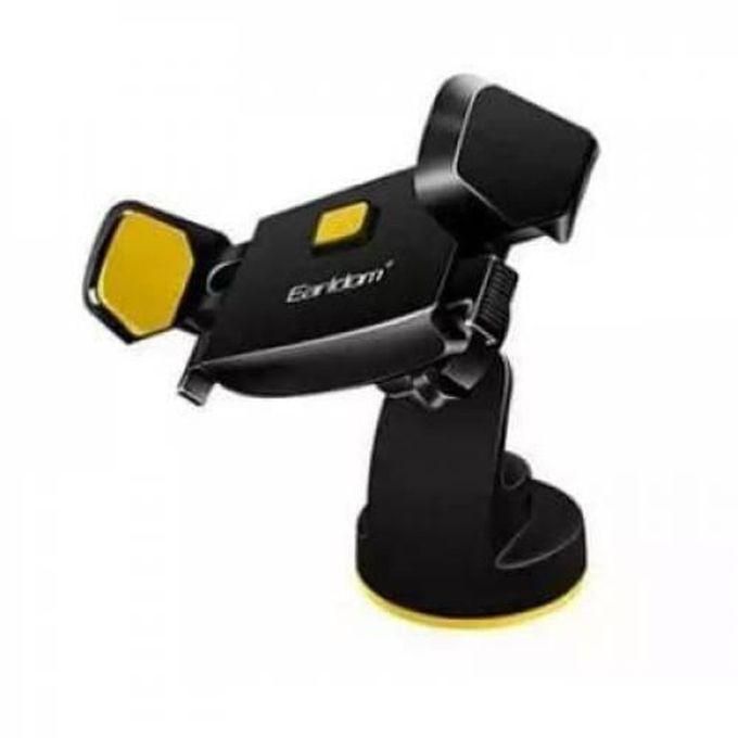 Earldom 360 Degree Mobile Phone Holder, Black And Yellow