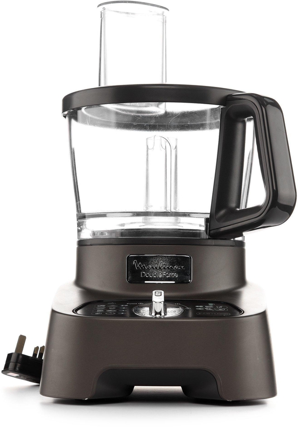 Moulinex Food Processor, Double Force Manual, 1000W, Bowl Capacity 3L,Gray