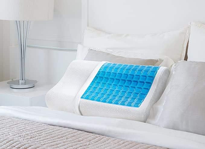 Get Memory Foam Contour Gel Bed In Home Pillow, 40×60 cm - Off White with best offers | Raneen.com