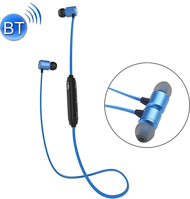 Sunsky XRM-X4 Sports IPX4 Waterproof Magnetic Earbuds Wireless Bluetooth V4.2 Stereo Headset With Mic, For IPhone, Samsung, Huawei, Xiaomi, HTC And Other Smartphones(Blue)