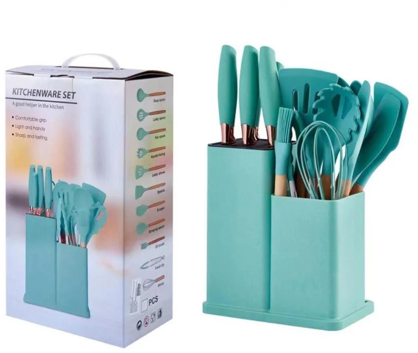 Generic 19 PCs Kitchen Silicone Spoon AND A cutting Board NO MORE HUSTLE BUY ONE ITEM AT A TIME AT A VERY HIGH COST BUY OUR SILICONE WHICH HAS A WHOLE SET OF KITCHEN FLATWA