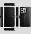 ELMO3EZZ iPhone 14 Pro Max Leather Flip Cover Case | 2 in 1 Detachable Wallet Case with Card Holder for iPhone 14 Pro Max - Black