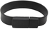 Silicone Bracelet Wristband USB Flash Drive 16GB - Black