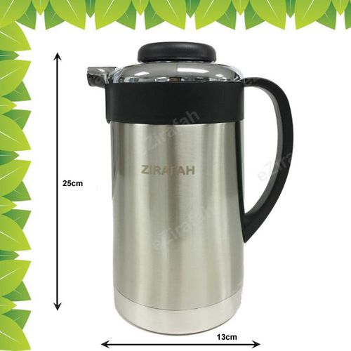 Zirafah Stainless Steel Thermal Flask Pot 25cm (With Handle)