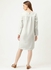 Meraki Linen Embroidered Comfort Shirt Dress M Size