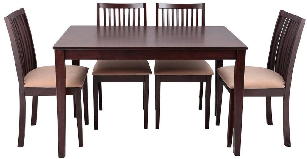 Berry Dining Set 5 Pieces - Brown