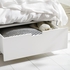NORDLI هيكل سرير+تخزين, أبيض, ‎160x200 سم‏ - IKEA
