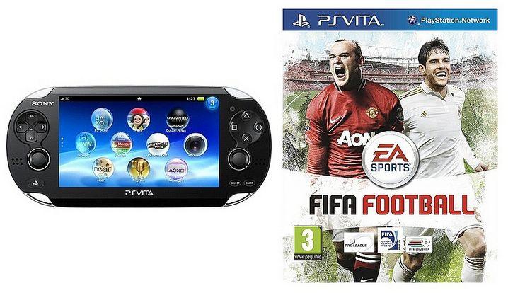 Sony PlayStation Vita Console Wi-Fi Black With FIFA Football Game