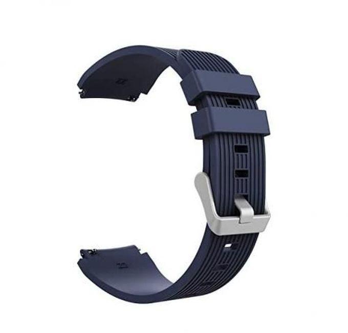 سوار رياضي من السيليكون مقاس 22 مم متوافق مع أجهزة Samsung Galaxy / Gear S3 / Watch 3 45 / Watch 46 \ Blue