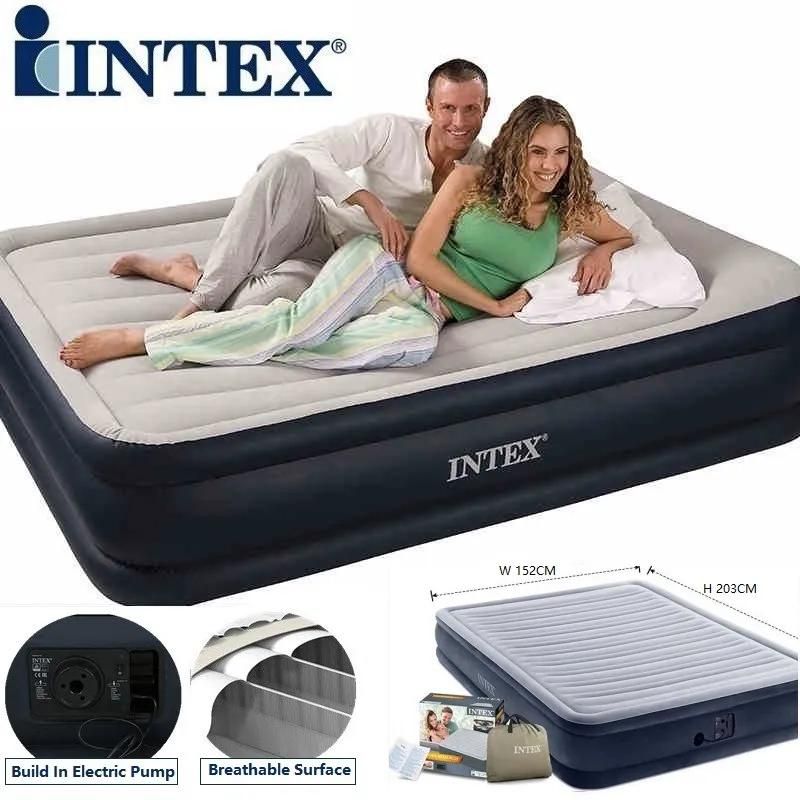 Intex Airbed Inflatable Mattress With, Inflatable Queen Size Bed Reviews