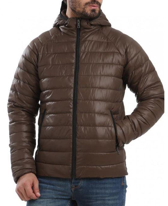 Dockland Zipped Jacket - Brown