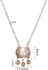 Necklace Talisman Of Peace And Longevity -Stainless Steel - Plated18K Rose Gold
