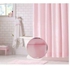 Antifungal Bathroom And Toilet Shower Curtain (Pink)
